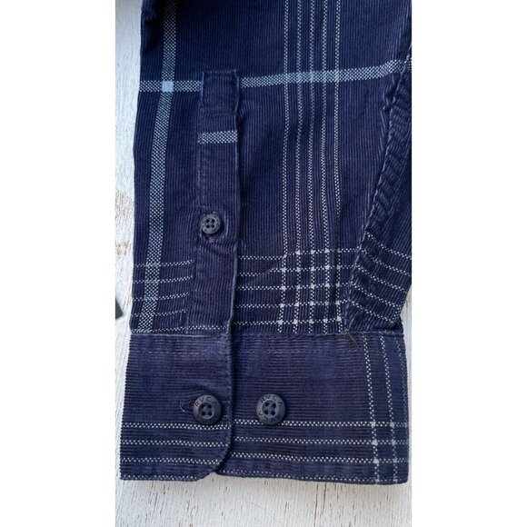 RVCA Blues Walk Corduroy Regular fit Long Sleeve Shirt Button Front Mens Size S - Picture 6 of 15